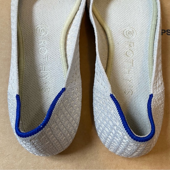 Rothy's The Points Salt Honeycomb Slip On Casual Flats size 9 - Picture 7 of 9